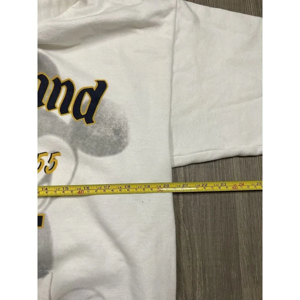 Walt Disney‎ World resort Size Medium white hoodie Big Logo Disneyland 1955